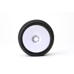 JK1204SG - Jetko Lesnar Soft 1:8 Truggy Pre-glued on White Rims (2)