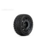 JK3201RB - Jetko EX Avantgarde 1/10 Touring/Rally Tyre Black Wheel 12mm Hex (4)