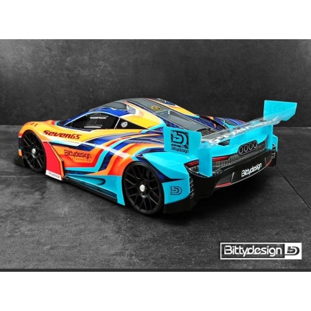BDGT8-S65 - BittyDesign Seven 65 1:8 GT Body for SWB uncut unpainted
