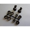 K.UMW704-0 - Rear Hub Carrier 0� Alu V2 RB5-RB6-RB7-ZX5-RT5-SC Kyosho