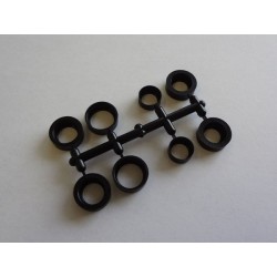 K.UMW704-0 - Rear Hub Carrier 0� Alu V2 RB5-RB6-RB7-ZX5-RT5-SC Kyosho