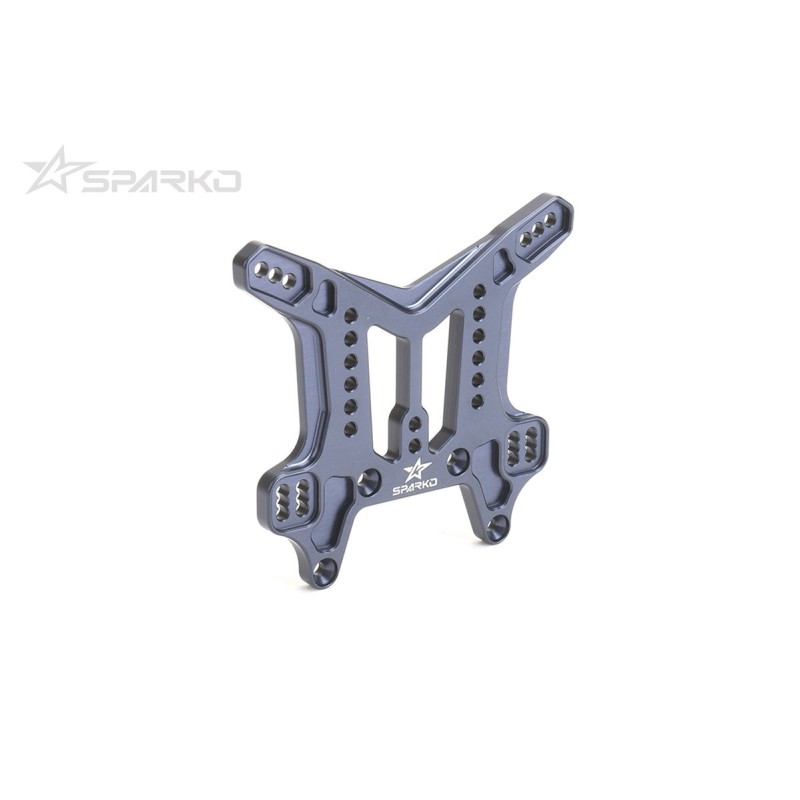 SPKF84018 - Sparko F8 7075Aluminum Rear Shock Tower (Dark Blue)