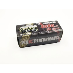 PP3-3S4500SHV-M - Pink Bashing Crawler LiPo 3S 11.4V-4500-55C (Multi) 96x42x34mm Shorty