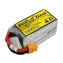 GE1TA-1400-6X6 - Gens ace Tattu-R LiPo 6S 22.2V-1400-130C (XT60) 78x39x42mm 225g