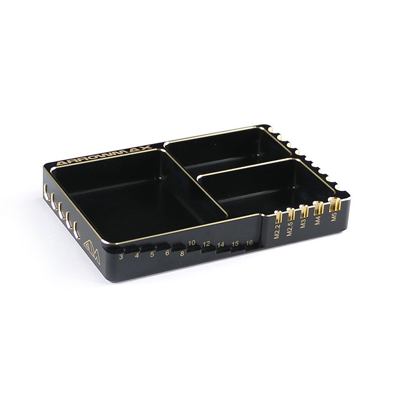 AM171063 - MULTI ALU CASE FOR SCREWSBLACK GOLDEN (120x80x18)