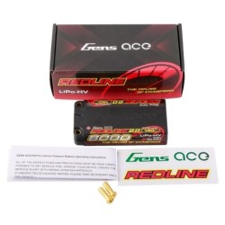 GEA80001S14D5 - GensAce Redline 2.0 1S HV 3.8V-140C-8000 93x47x18.5mm 146g