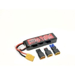 PP1-3S5000LP-M - Pink Ultra XR LiPo 3S 11.1V-5000-50C (Multi) LP 139x45x25mm 340g Soft