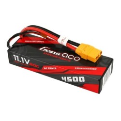 GE3-4500S-3X9-60 - Gens ace Bashing LiPo 3S 11.1V-4500-60C (XT90) 138x47x25mm 306g