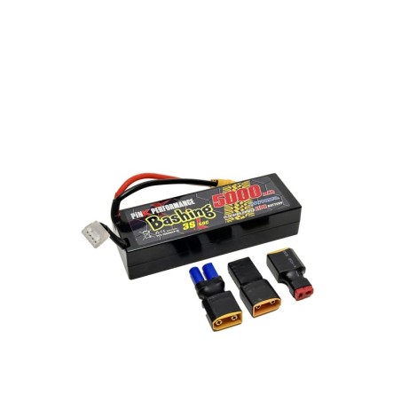 PP3-3S5000LP-M - Pink Bashing LiPo 3S 11.1V-5000-50C (Multi) LP 139x47x28mm 380g