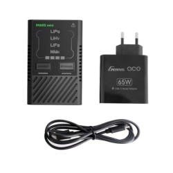 GEA60WE1 - GensAce Charger iMars Mini USB-C 2-4S 60W w/65W EU Adapter