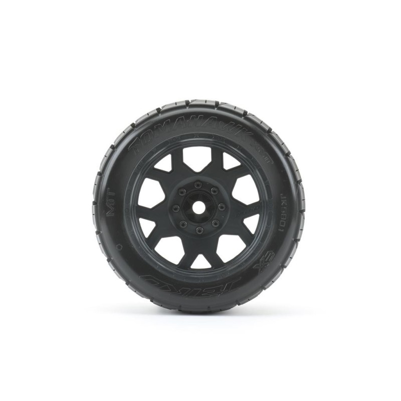 JK5801CBXMAXX - Jetko EX Tyre Tomahawk Belted XMT Black Wheel TRX Xmaxx (2)