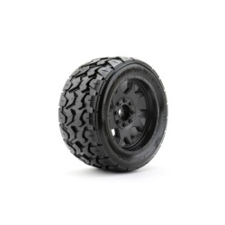 JK5801CBXMAXX - Jetko EX Tyre Tomahawk Belted XMT Black Wheel TRX Xmaxx (2)