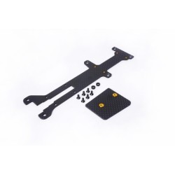 KOS04321 - Carbon Radio Plate & ESC Mount Koswork 2.0mm - Optima Mid