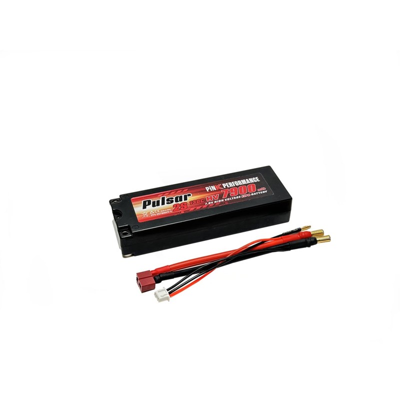 PP4-2S7900HV-5 - Pink Performance Pulsar LiPo 2S 7.6V-7900-130C (5mm) 139x47x26mm 318g