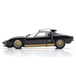 KS03203BKG - Kyosho 1:43 Lamborghini Miura SVR 1970 Black-Gold