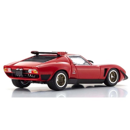 KS03203R - Kyosho 1:43 Lamborghini Miura SVR 1970 Red