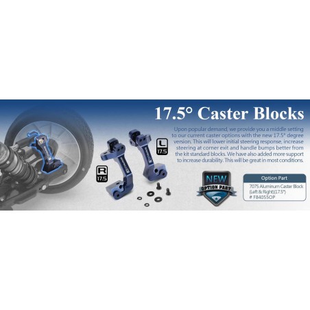 SPKF84055OP - Sparko F8 7075Aluminum Caster Block 17.5