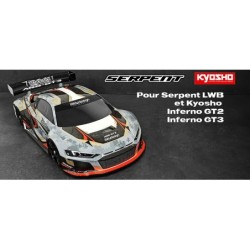 BDGT8-R8LW - Bitty Design AR8-GT3 1:8 GT Body for LWB uncut unpainted (1mm)