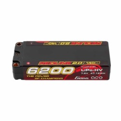 GEA62002S14M5 - GensAce Redline 2.0 Mid Size 2S HV 7.6V-140C-6200 113x47x22mm 228g