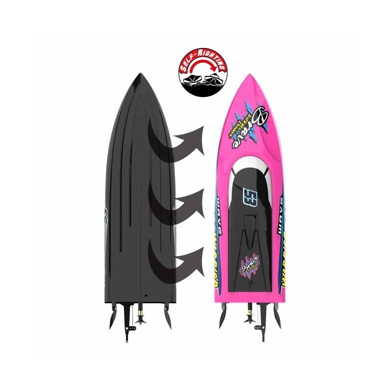 JW8206V4 - Joysway Warrior V4 Electric ABS 420mm Brushed 2.4G RTR Boat