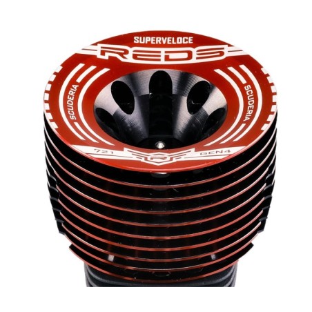 REDER210181 - Cooling head 3.5cc 721 S Superveloce Gen4 Red Black