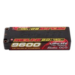 GEA96002S14D5 - GensAce Redline 2.0 2S HV 7.6V-140C-9600 139x47x25mm 324g