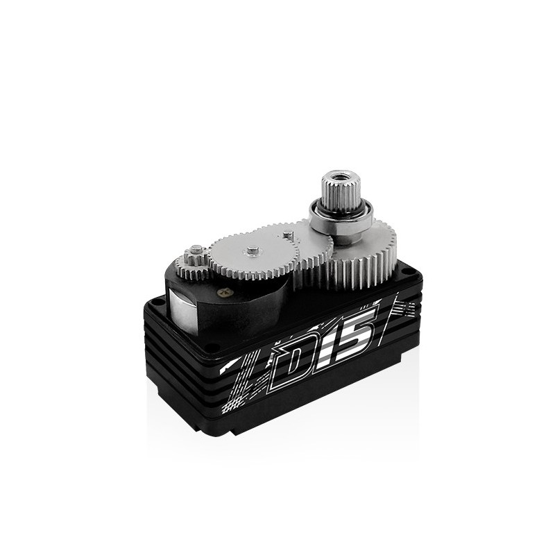 HD-D15 - Power HD D15 Low Profile Servo Alu Case Drift/Touring (18kg/0.085s)