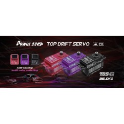 HD-TDS-2 - Servo Power HD TDS-2 Black Low Profil Drift HV (25kg/0.09s)
