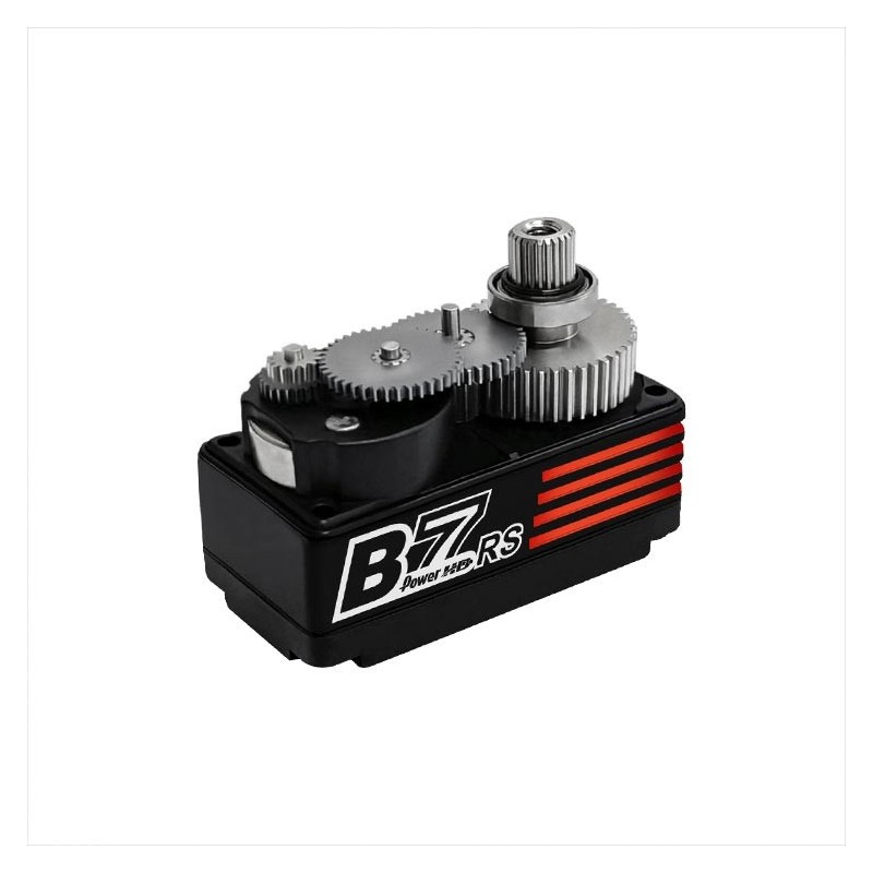 HD-B7RS-R - Power HD B7RS Red Brushless Low Profile MG SSR Prog (13kg/0.055s)