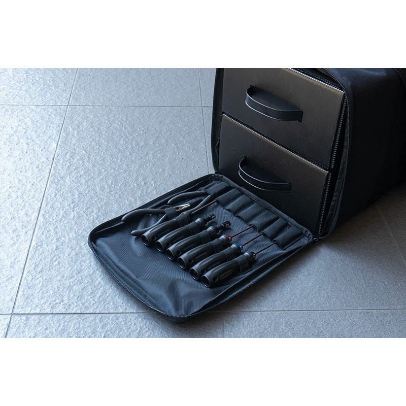 KOS32286 - Koswork 1/10 Racing Bag (w/Radio Bag & 2 Car Cases) (65x26x31cm)