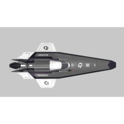 JW8608W - Joysway E1 Racebird 1:14 545mm RTR Hydrofoil Boat White