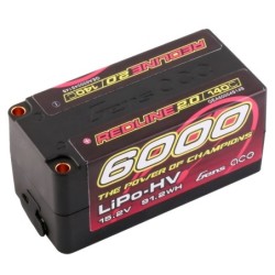 GEA60004S14S - GensAce Redline 2.0 Shorty 4S HV 15.2V-140C-6000 98x47x47mm 410g