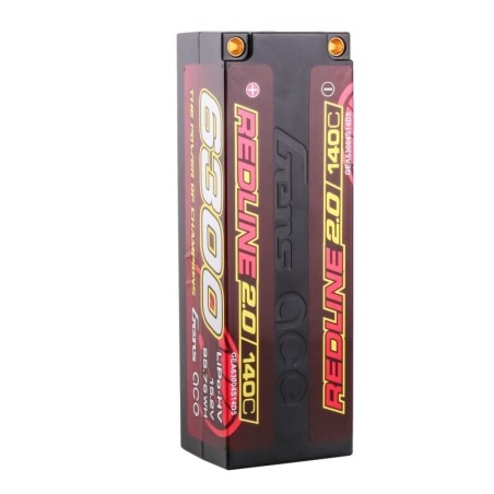GEA63004S14D5 - GensAce Redline 2.0 4S HV 15.2V-140C-6300 139x47x37mm 452g
