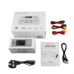 GEA300WDUAL-WUK - GensAce Charger iMars D300 Dual Channel 300W (UK) White