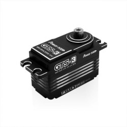 HD-GTS-3 - Power HD GTS 3 Low Profile HV,MG, Brushless, alu case, (30kg/0.055s)