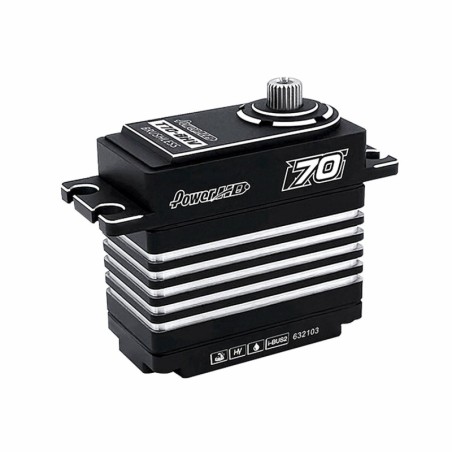 HD-T70-12V - Power HD T70 12V HV,MG, Brushless, alu case, (75kg/0.10s)
