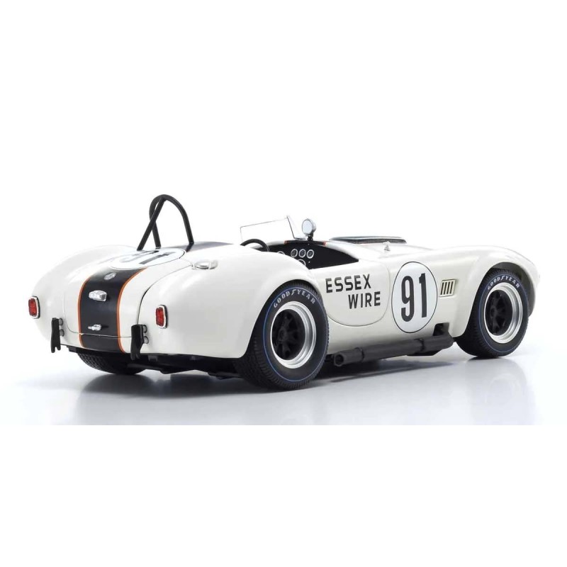 KS08047EW - Kyosho 1:18 Shelby Cobra 427 S/C Essex Wire Bridgehampton 1965 Nr.91