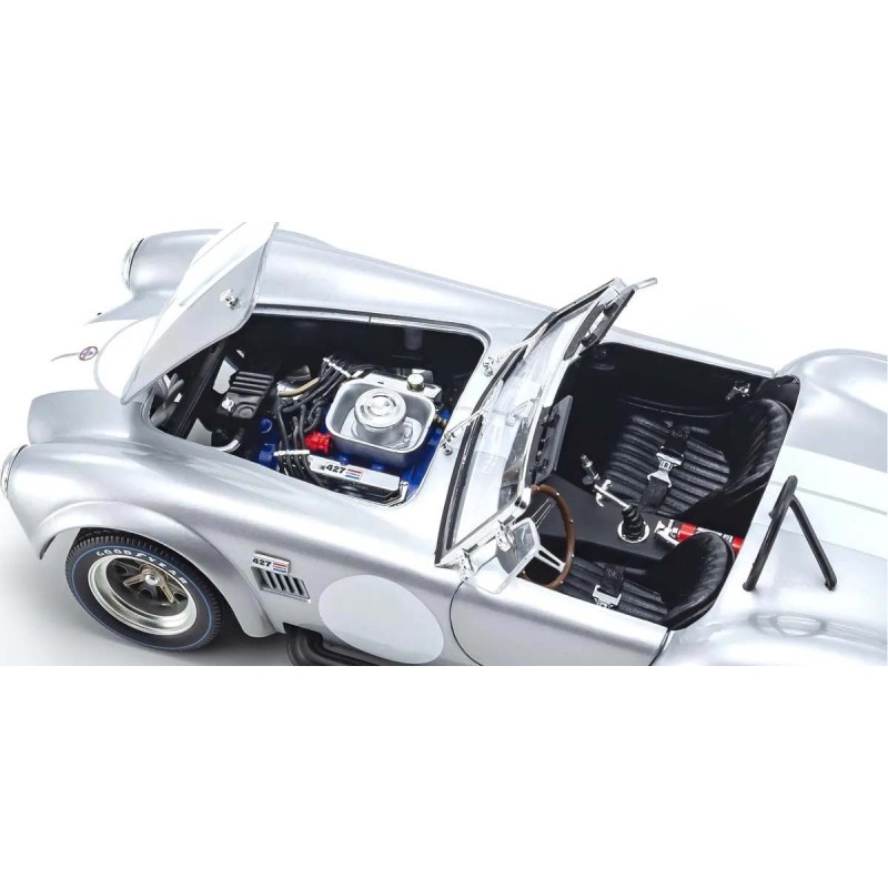 KS08047S - Kyosho 1:18 Shelby Cobra 427 S/C Spider 1962 Silver