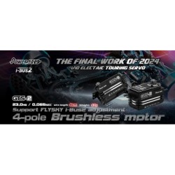 HD-GTS-2 - Power HD GTS 2 LProfile HV MG Brushless Alu Case Rev wire 60mm (23kg)