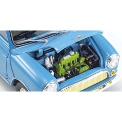 KS08964BL - Kyosho 1:18 Morris Mini Minor Clipper Blue