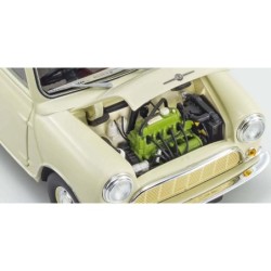 KS08964W - Kyosho 1:18 Morris Mini Minor Old English White