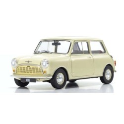 KS08964W - Kyosho 1:18 Morris Mini Minor Old English White