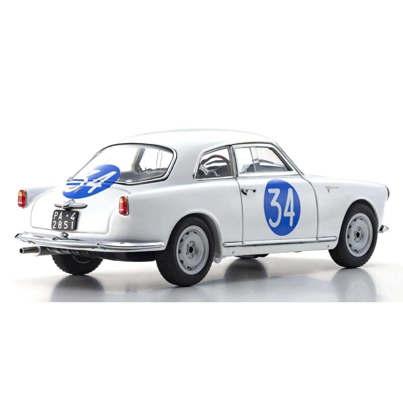 KS08957C - Kyosho 1:18 Alfa Romeo Giuletta SV Targa Florio 1960 Nr.34