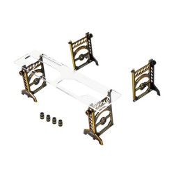 AM171040LE - SET-UP SYSTEM 1/10 TOURING CARS WITH BAG BLACK GOLDEN LIMITED EDITION