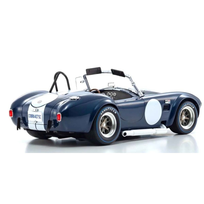 KS08048DBL - Kyosho 1:18 Shelby Cobra 427 S/C Spider 1962 Blue-White
