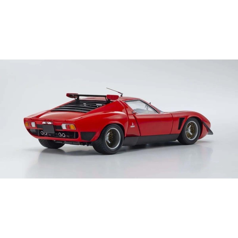 KS08319R - Kyosho 1:18 Lamborghini Miura SV 1970 Red-Black