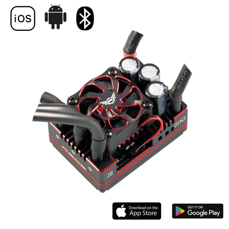 REDSPCO0017 - Reds ESC Z8 PRO 220A 1:8 GEN 3 Bluetooth