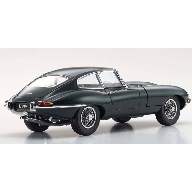 KS08954G - Kyosho 1:18 Jaguar E-Type 3.8L Coupe MK1 1961 British Racing Green