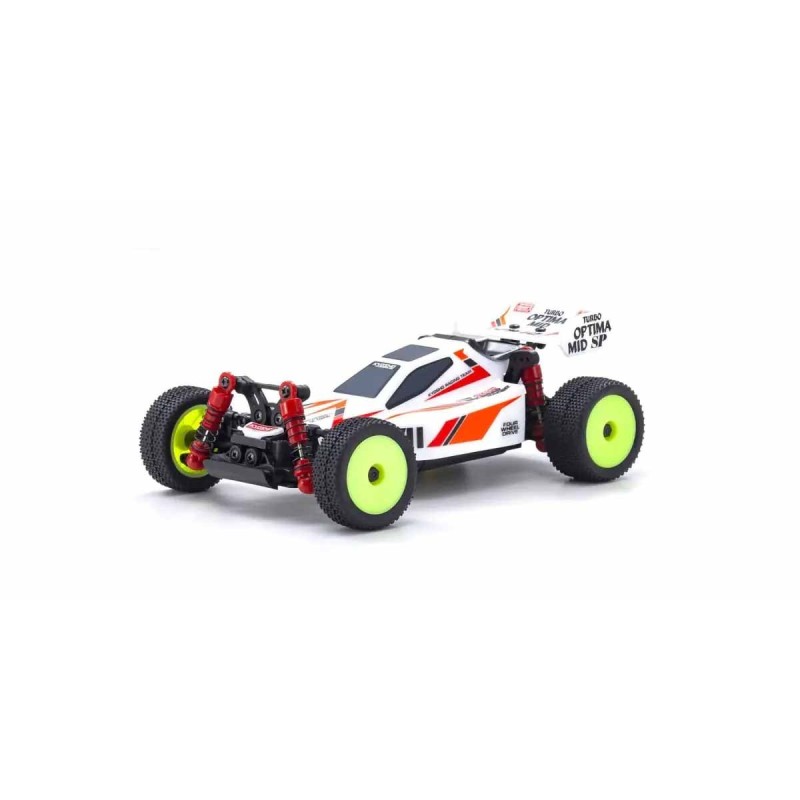 K.32096W - Kyosho Mini-Z MB010 Readyset 4WD Turbo Optima Mid Special White