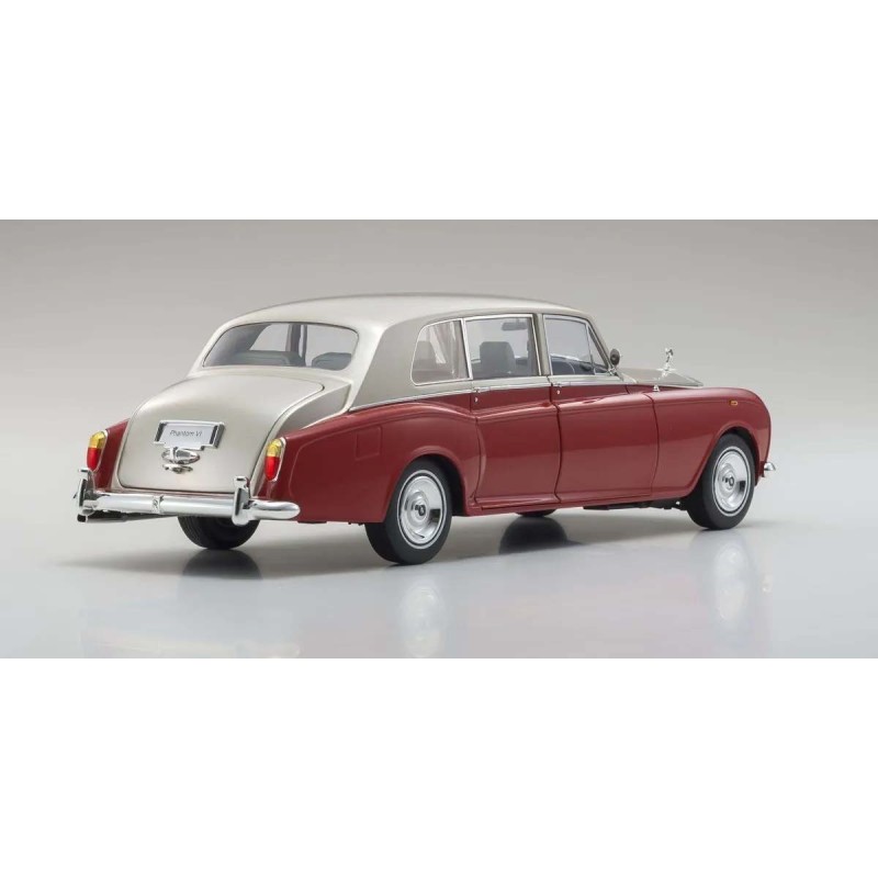 KS08905RLB - Kyosho 1:18 Rolls-Royce Phantom VI EWB 1968 Red-Light Beige